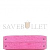 HERMES MINI KELLY SELLIER 20 ROSE SHOCKING MATTE ALLIGATOR PALLADIUM HARDWARE (19.1*11.4*5.6cm)