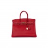 HERMES BIRKIN 35 ROUGE CASAQUE CANDY EPSOM PERMABRASS HARDWARE (35cm)