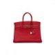 HERMES BIRKIN 35 ROUGE CASAQUE CANDY EPSOM PERMABRASS HARDWARE (35cm)