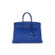 HERMES BIRKIN 35 BLEU ELECTRIC TOGO PALLADIUM HARDWARE (35cm)