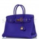 HERMES SPECIAL ORDER (HSS) BIRKIN 35 BLEU ELECTRIC VERSO CLEMENCE GOLD HARDWARE (34.9*27.9*17.8cm)