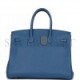 HERMES BIRKIN 35 BLEU AGATE TOGO GOLD HARDWARE (35cm)