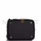 HERMES PICOTIN CARGO 18 BLEU MARINE AND BLACK SWIFT AND TOILE CANVAS PALLADIUM HARDWARE (17.8*12.7*19.1cm)