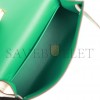 HERMES SPECIAL ORDER (HSS) KELLY MINI SELLIER 20 VERT JADE AND CRAIE EPSOM GOLD HARDWARE (19.1*11.4*5.6cm)