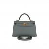 HERMES MINI KELLY SELLIER 20 VERT AMANDE EPSOM GOLD HARDWARE (19.1*11.4*5.6cm)