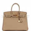 HERMES BIRKIN 35 TRENCH CLEMENCE GOLD HARDWARE 39867966652510 (35cm)