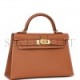 HERMES MINI KELLY SELLIER 20 GOLD EPSOM GOLD HARDWARE 39848783642718 (19.1*11.4*5.6cm)