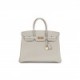 HERMES BIRKIN 35 GRIS PERLE TOGO GOLD HARDWARE 39891068813406 (34.9*27.9*17.8cm)