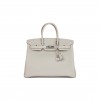 HERMES BIRKIN 35 GRIS PERLE TOGO PALLADIUM HARDWARE 39882110468190 (34.9*27.9*17.8cm)