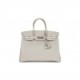 HERMES BIRKIN 35 GRIS PERLE TOGO PALLADIUM HARDWARE 39882110468190 (34.9*27.9*17.8cm)