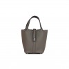 HERMES PICOTIN LOCK 18 GRIS MEYER CLEMENCE PALLADIUM HARDWARE (21.1*22.1*17cm)