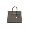 HERMES BIRKIN 35 GRIS MEYER TOGO GOLD HARDWARE 39880414560350 (35cm)