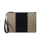 GUCCI GG SUPREME POUCH  495017 KGDHN 9769 （30.5*21*1.5cm）