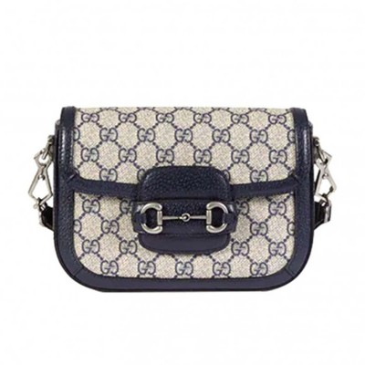 GUCCI HORSEBIT 1955 GG MINI BAG 658574 96IWN 4076 (20.5*14.5*5.5cm)