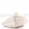 CHANEL CALFSKIN WOOD CHAIN TOTE WHITE (29*24*9cm)