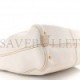 CHANEL CALFSKIN WOOD CHAIN TOTE WHITE (29*24*9cm)