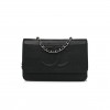 CHANEL CAVIAR TIMELESS CC WALLET ON CHAIN WOC BLACK (19*13*3cm)