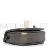 CHANEL CALFSKIN QUILTED MINI COCO MAIL CLUTCH WITH CHAIN RUTHENIUM SILVER HARDWARE (11*10*4cm)