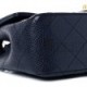 CHANEL CAVIAR QUILTED MINI RECTANGULAR FLAP NAVY GOLD HARDWARE (20.3*12.7*6.4cm)