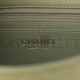 CHANEL LAMBSKIN QUILTED MINI RECTANGULAR FLAP GREEN SILVER HARDWARE (20*13*7cm)