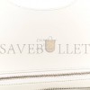 CHANEL SHINY CRUMPLED CALFSKIN SMALL 31 POUCH IVORY ROSE GOLD HARDWARE (25*14*3cm)