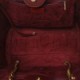 CHANEL CAVIAR MEDIUM STUDDED DEAUVILLE TOTE BURGUNDY ROSE GOLD HARDWARE (38*28*20cm)