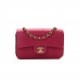 CHANEL MATTE ALLIGATOR MINI FLAP PINK GOLD HARDWARE (20*12*6cm)