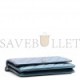 CHANEL METALLIC LAMBSKIN WALLET ON CHAIN WOC TURQUOISE SILVER HARDWARE (19*12*4cm)