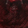 CHANEL RABBIT FUR QUILTED PATTERN SHOPPING TOTE BURGUNDY RED HARDWARE (36*36*10cm)