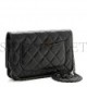 CHANEL CALFSKIN QUILTED REISSUE WALLET ON CHAIN WOC SO BLACK (19*13*4cm)