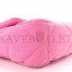 CHANEL DENIM QUILTED MEDIUM CHANEL 19 FLAP NEON PINK GOLD HARDWARE (24*15*8cm)