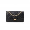 CHANEL CALFSKIN QUILTED 2.55 REISSUE 226 FLAP NAVY BLUE (27*17*9cm)