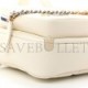 CHANEL CALFSKIN QUILTED SMALL CAMERA CASE WHITE (20*12*6cm)