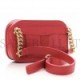 CHANEL GRAINED CALFSKIN QUILTED WAIST BAG RED GOLD HARDWARE (17*11*5cm)