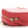 CHANEL GRAINED CALFSKIN QUILTED WAIST BAG RED GOLD HARDWARE (17*11*5cm)