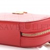 CHANEL GRAINED CALFSKIN QUILTED WAIST BAG RED GOLD HARDWARE (17*11*5cm)