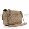 CHANEL METALLIC LAMBSKIN QUILTED TIMELESS CC FLAP GOLD (23*15*6cm)