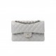 CHANEL CAVIAR QUILTED SMALL DOUBLE FLAP GREY ROSE GOLD HARDWARE (23*13*6cm)