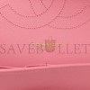 CHANEL CAVIAR QUILTED JUMBO DOUBLE FLAP DARK PINK ROSE GOLD HARDWARE (30*19*9cm)