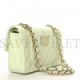 CHANEL CAVIAR QUILTED SMALL DOUBLE FLAP LIGHT GREEN ROSE GOLD HARDWARE (23*14*6cm)