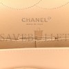 CHANEL CAVIAR QUILTED JUMBO DOUBLE FLAP BEIGE SILVER HARDWARE (30*19*9cm)