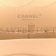 CHANEL CAVIAR QUILTED JUMBO DOUBLE FLAP BEIGE SILVER HARDWARE (30*19*9cm)