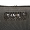 CHANEL CALFSKIN QUILTED XXL TRAVEL FLAP BAG KHAKI SILVER HARDWARE (46*28*14cm)