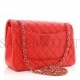 CHANEL CAVIAR QUILTED JUMBO DOUBLE FLAP RED ROSE GOLD HARDWARE (30*20*9cm)