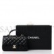 CHANEL LAMBSKIN QUILTED MINI TOP HANDLE RECTANGULAR FLAP BLACK ROSE GOLD HARDWARE0 (20x13x6cm)