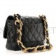 CHANEL LAMBSKIN QUILTED LARGE CC FUNKY TOWN FLAP BLACK GOLD HARDWARE (27*18*6cm)