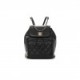 CHANEL CAVIAR QUILTED BUSINESS AFFINITY BACKPACK BLACK ROSE GOLD HARDWARE (23*23*15cm)