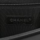 CHANEL CALFSKIN QUILTED MEDIUM BOY FLAP BLACK SILVER HARDWARE (25*14*9cm)