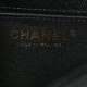 CHANEL CAVIAR QUILTED SMALL BOY MESSENGER BAG BLACK GOLD HARDWARE (20*13*7cm)