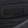 CHANEL DENIM QUILTED DENIM MOOD MINI RECTANGULAR FLAP BLACK MULTICOLOR GOLD HARDWARE (21*13*7cm)